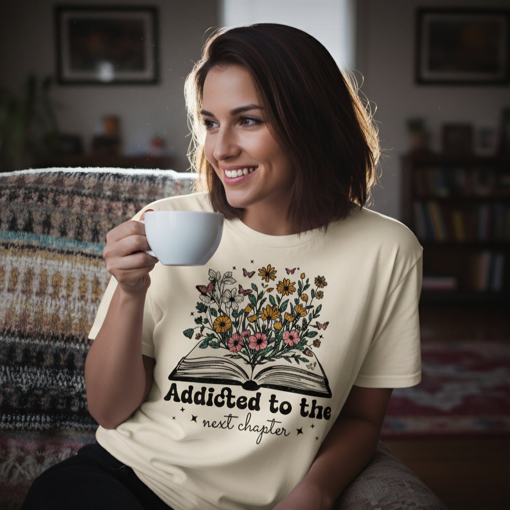 Addicted to the Next Chapter - Book Lover Tee