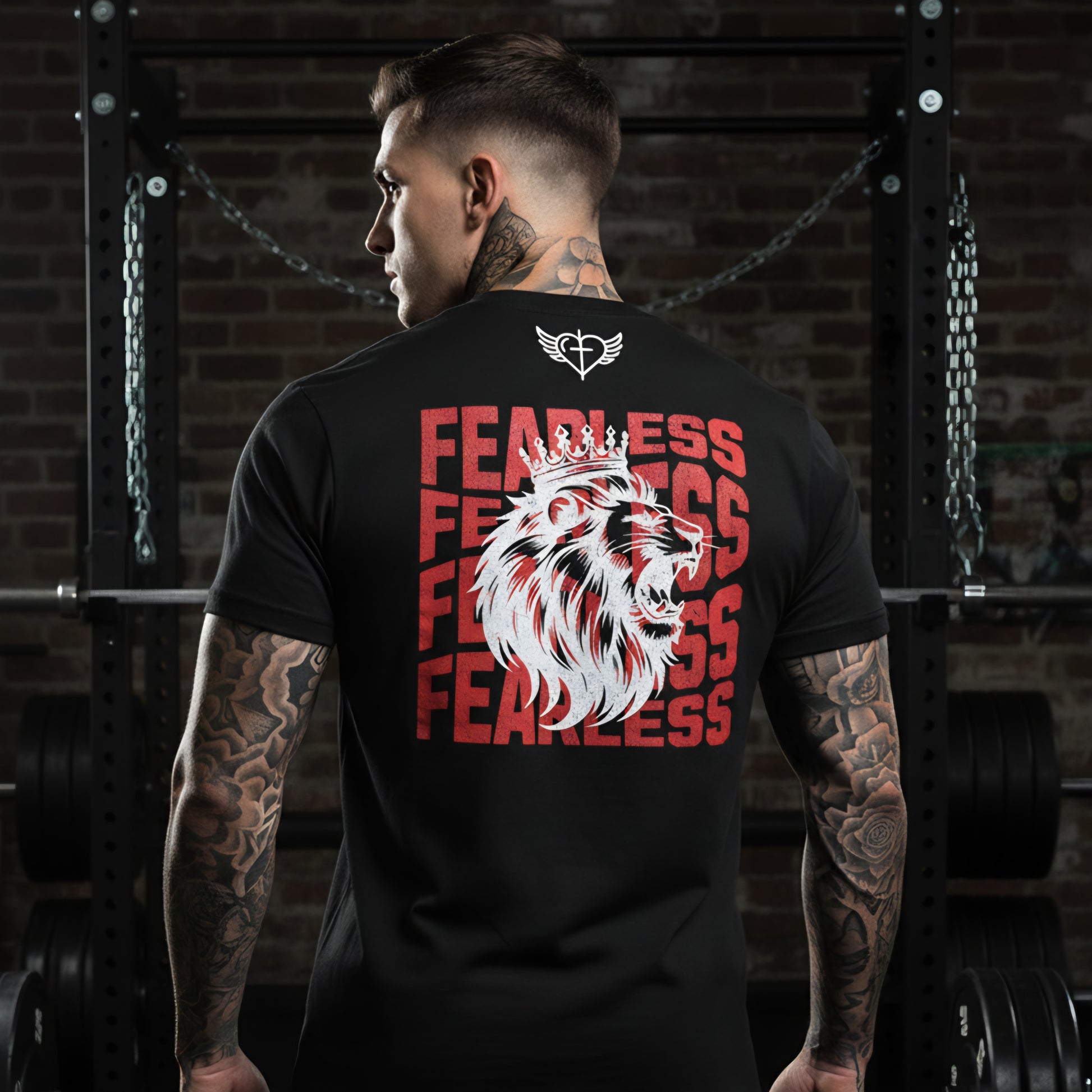 FEARLESS Lion Tee - King Lion Christian Shirt - Unisex